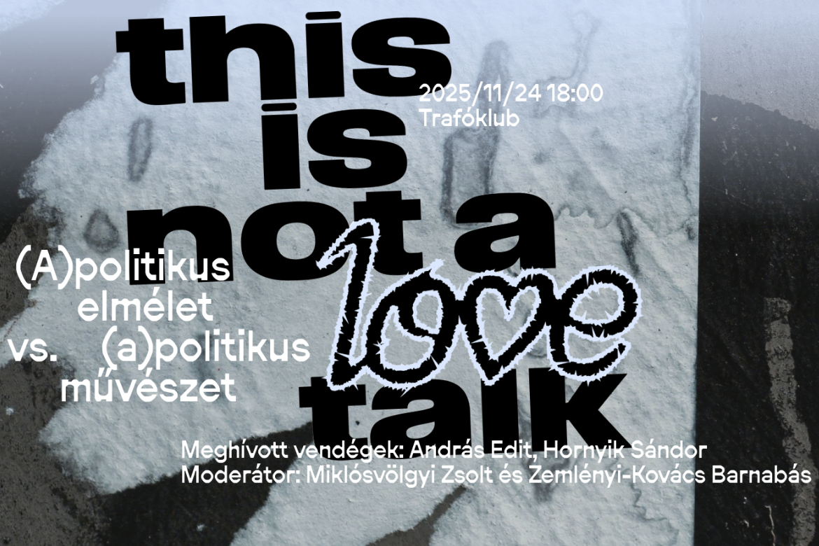 András Edit és Hornyik Sándor a This Is Not a Love Talk vendégei