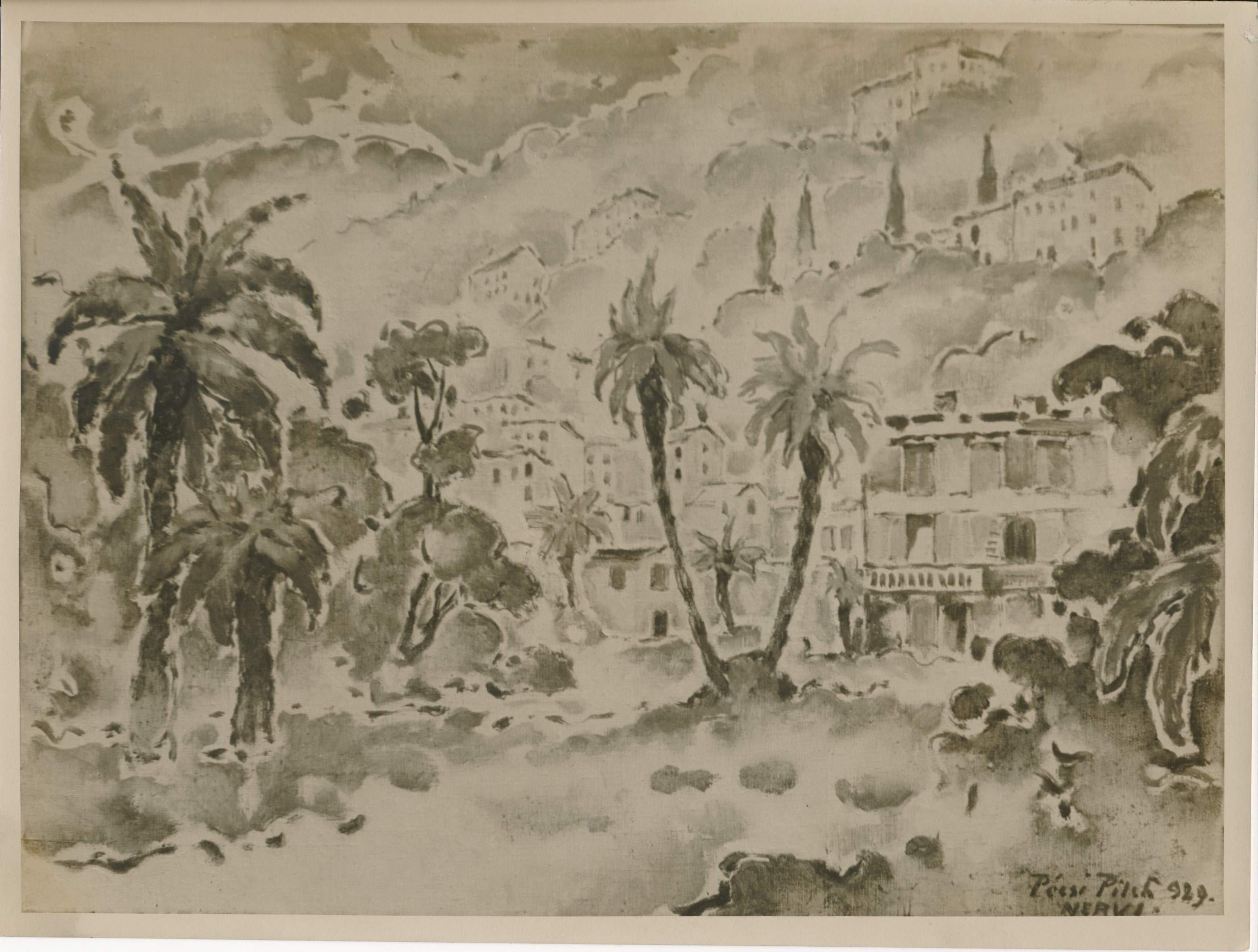 Pecsi Pilch DezsoNervi. 1929. MTA ELTE HTK Muveszettorteneti Intezet Adattara Rozsaffy Dezso hagyateka. MKCS C I 13 242 5.1