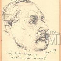 Szentgyörgyvári Gyenes Lajos: Frank Frigyes festő portréja