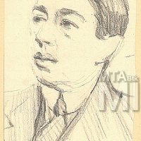 Szentgyörgyvári Gyenes Lajos: Nóti Károly író portréja
